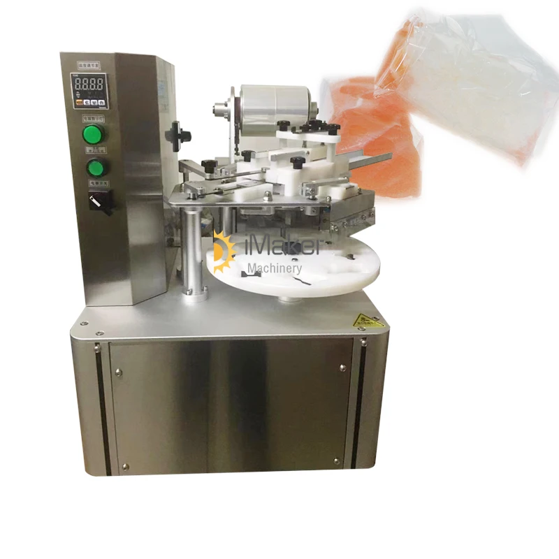 Automatic  Sushi Roll Film Packing Machine Sushi Wrapping Machine
