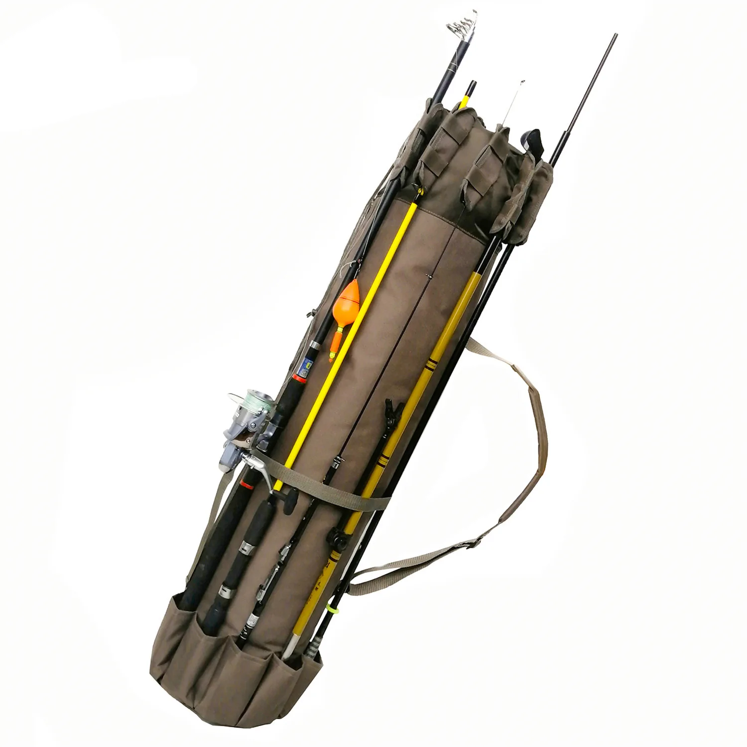 Portable Fishing Tackle Storage Sea Fishing Rod Bag Large Fishing Pole Reel Gears Organizer Bags