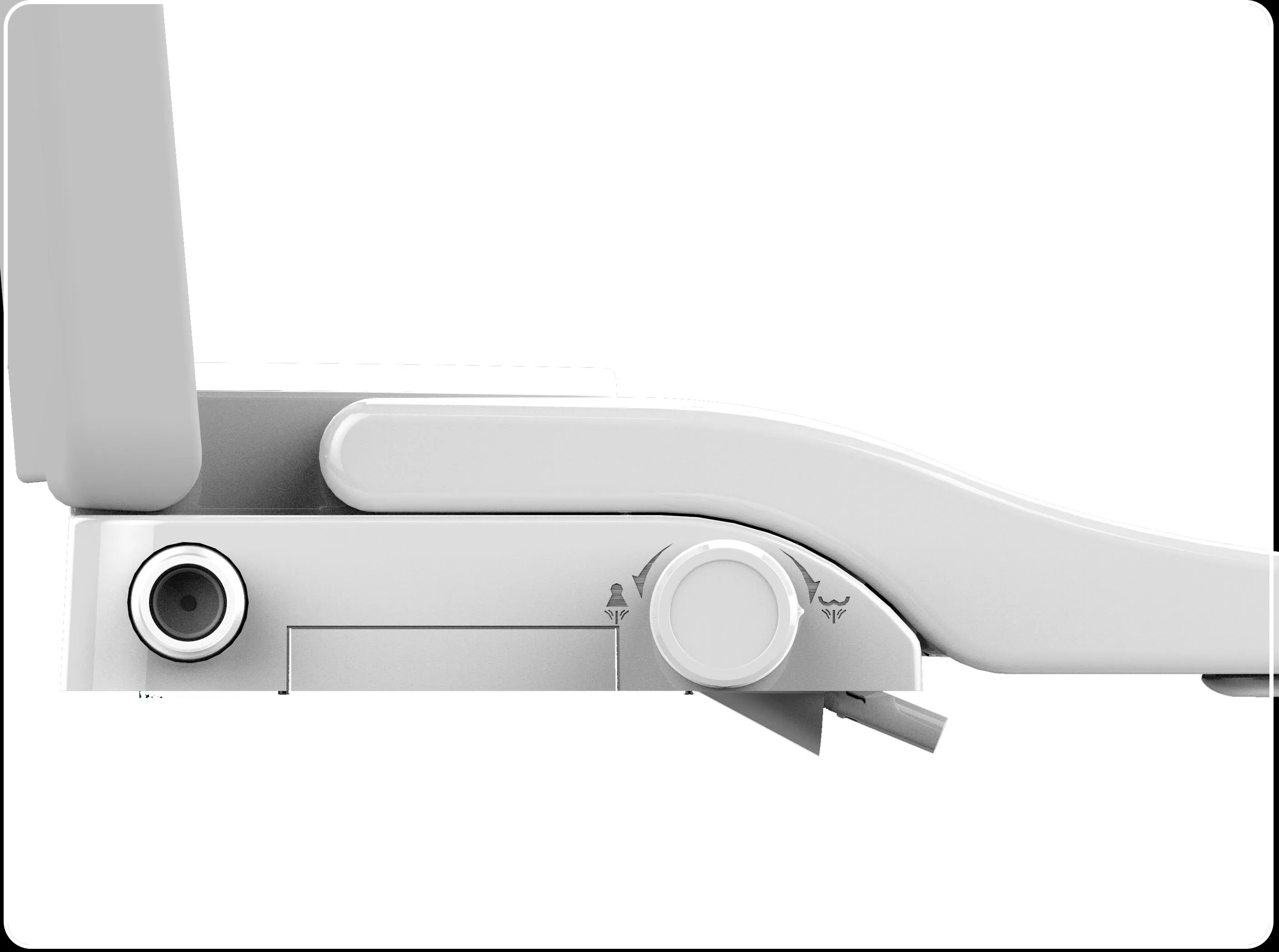 Mechanical and popular non electric wall mounted toilet seat bidet cover