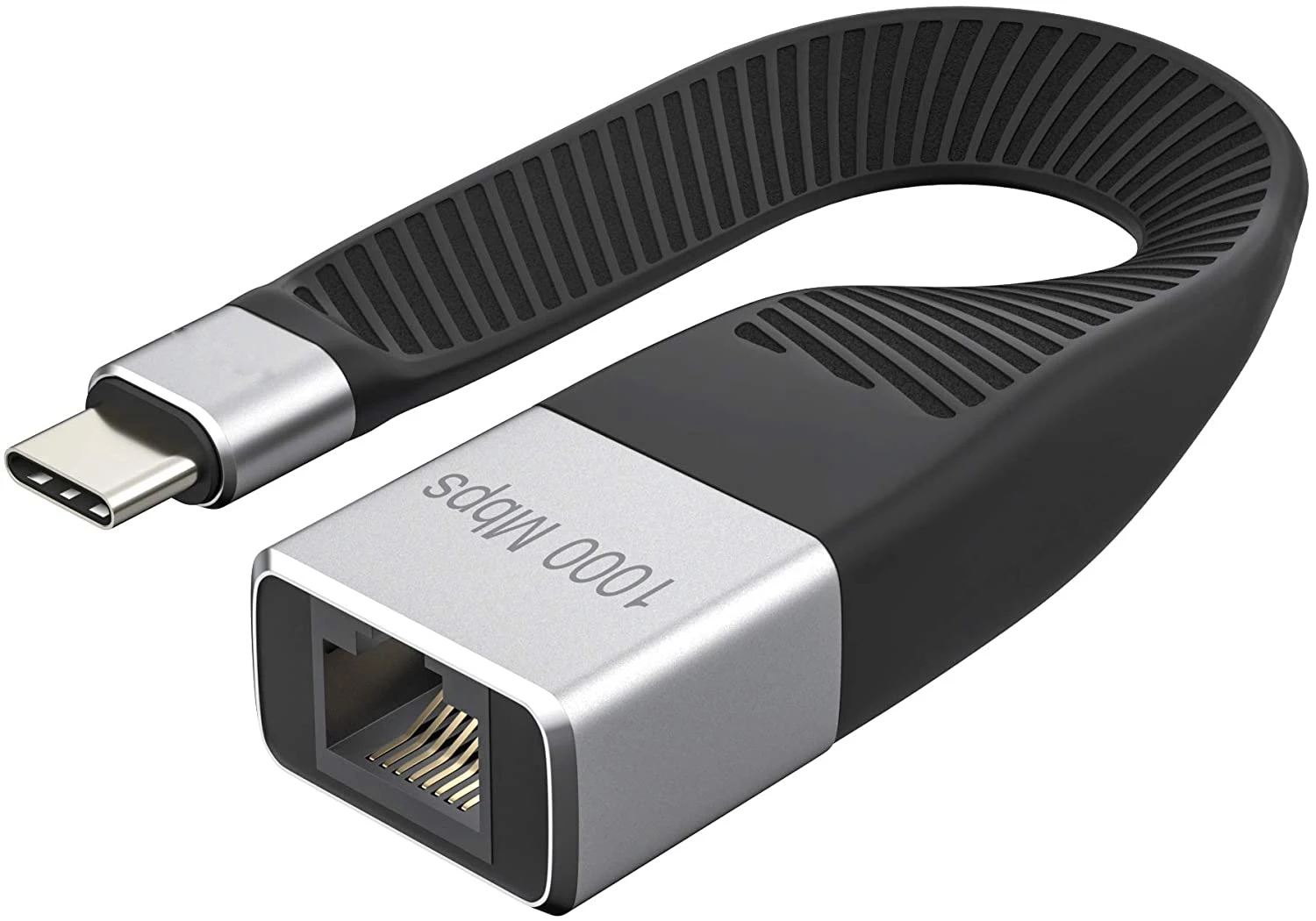 USB C to Gigabit Adapter LAN 10/100/1000 Mbps FPC short flat Type C cable