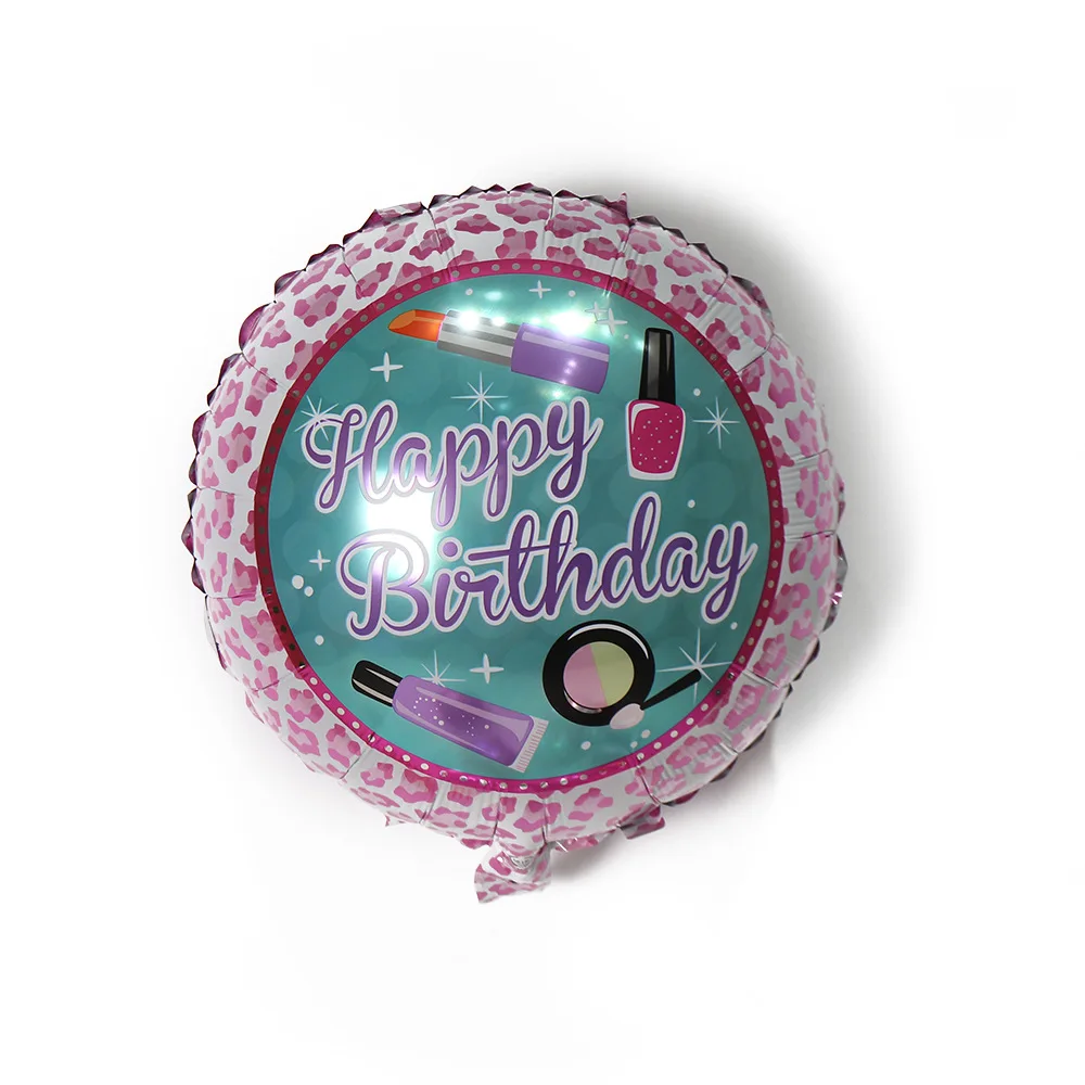 Wholesale round shape happy birthday party balloons 18 inch happy birthday foil balloons