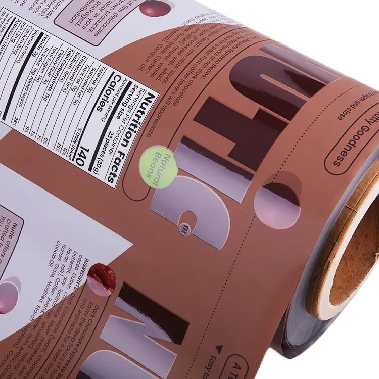 customized plastic OPP/CPP roll film for snack food packaging