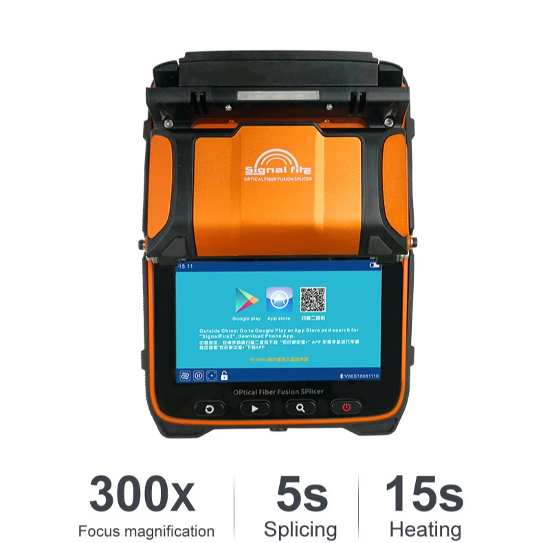 NEW splicer 6 motors chinese fiber fusion splicing machine