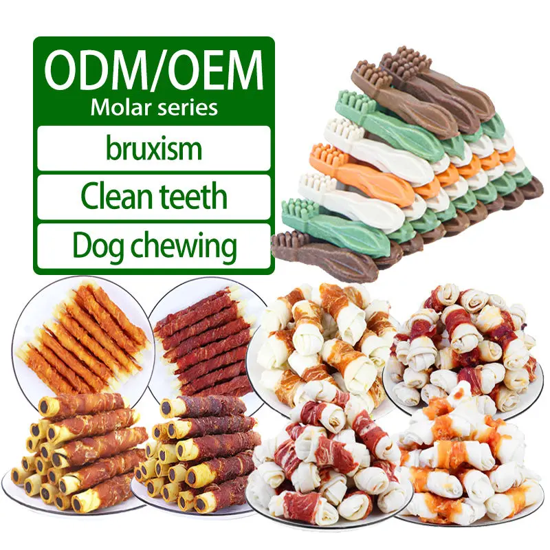 ODM/OEM Best-selling Food Teething Stick Dog Tooth Cleaning Snacks High Soft Content Healthy Pet Snacks Wholesaler