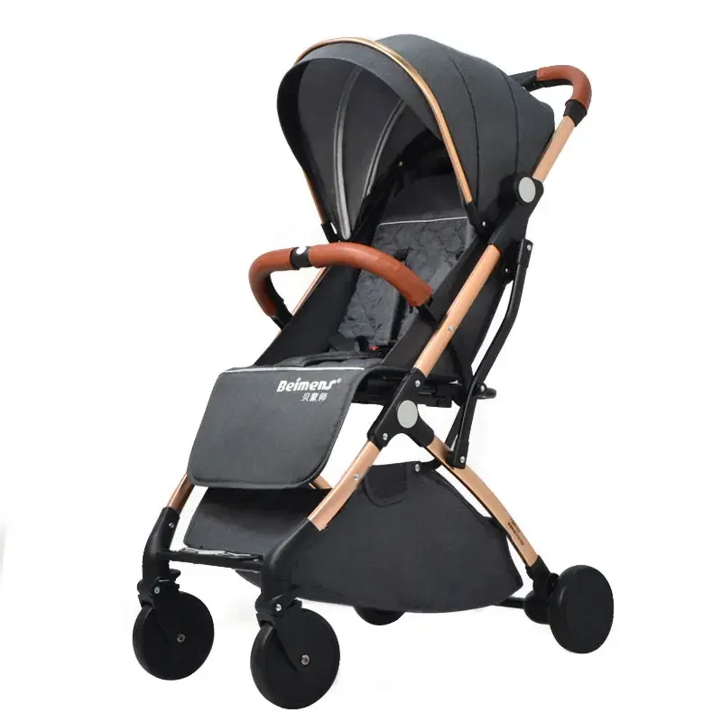 New lightweight compact baby stroller easy folding two-way push stroller for kids use on plane with pull handle