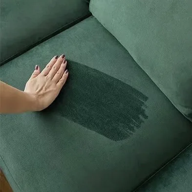 Cost Effective Dutch Velvet Upholstery Fabric Soft Solid Color Anti-Wrinkle Holland Velvet Sofa Fabric