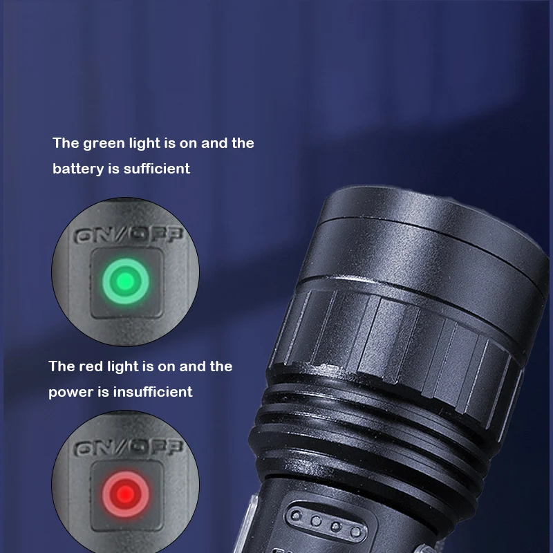 Long Range 1000m Security Beam Distance White Laser flashlight Rechargeable Led COB Torch Light with Magnet