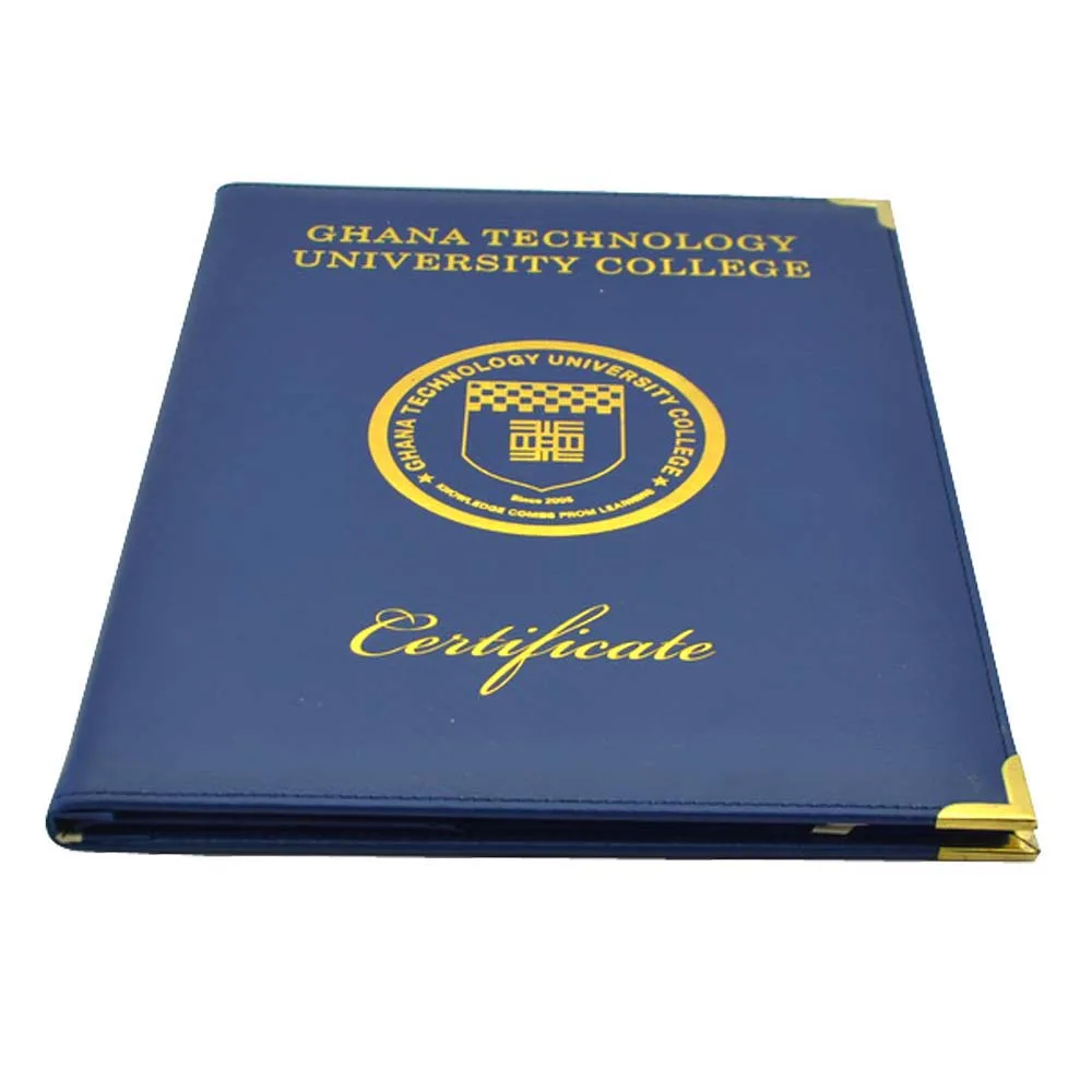 High Quality Presentation Folder A4 Leather Certificate Holder
