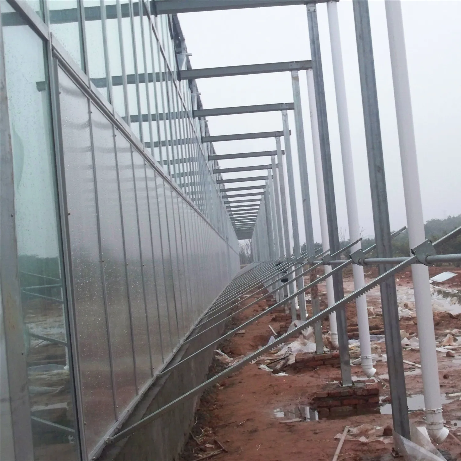 Pepper/Tomato/Cucmber/Cauliflower/Strawberry/Lettuce Cultivation Green House Covered By Polycarbonate Sheet for Sale