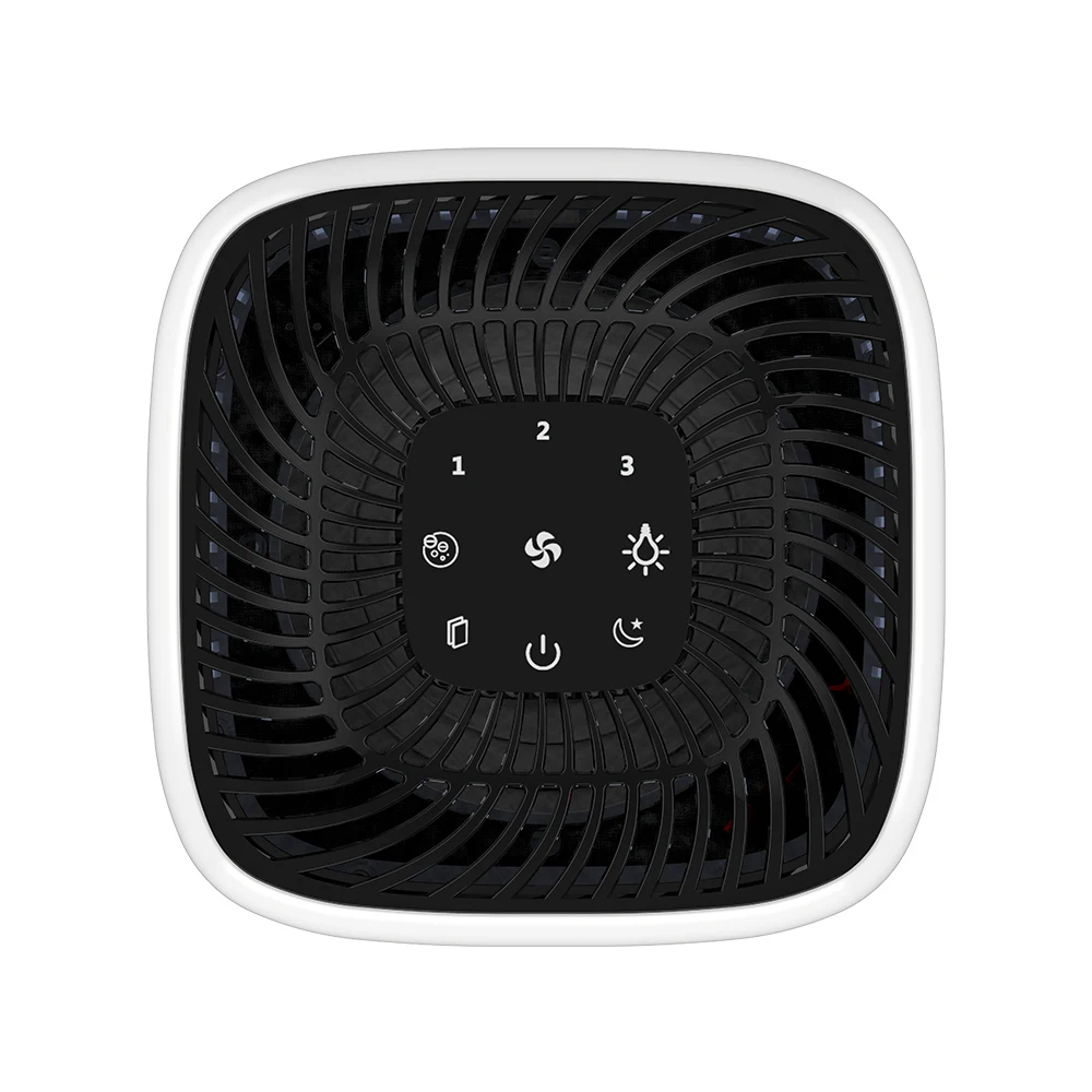 HEPA Desktop plasma air Purifier New ambient light Low noise