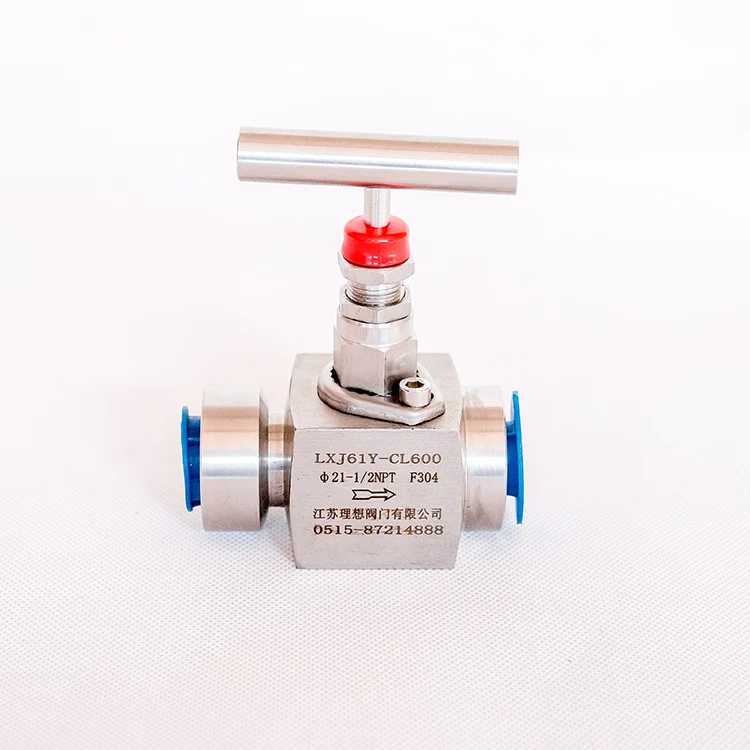 SS316/304 женский 1/8-2 'высокого давления 0-6000PSI Панель Крепление из нержавеющей стали игольчатый клапан для сжиженного