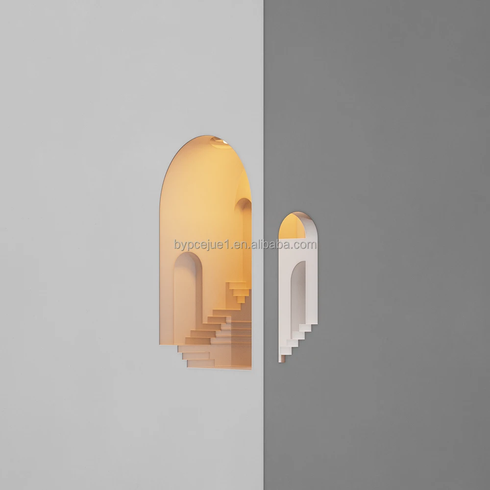 Multifunctional Built In Stair Corner Wall Lamp Aromatherapy Wax Lamp Modern Home Induction Stair Lamp