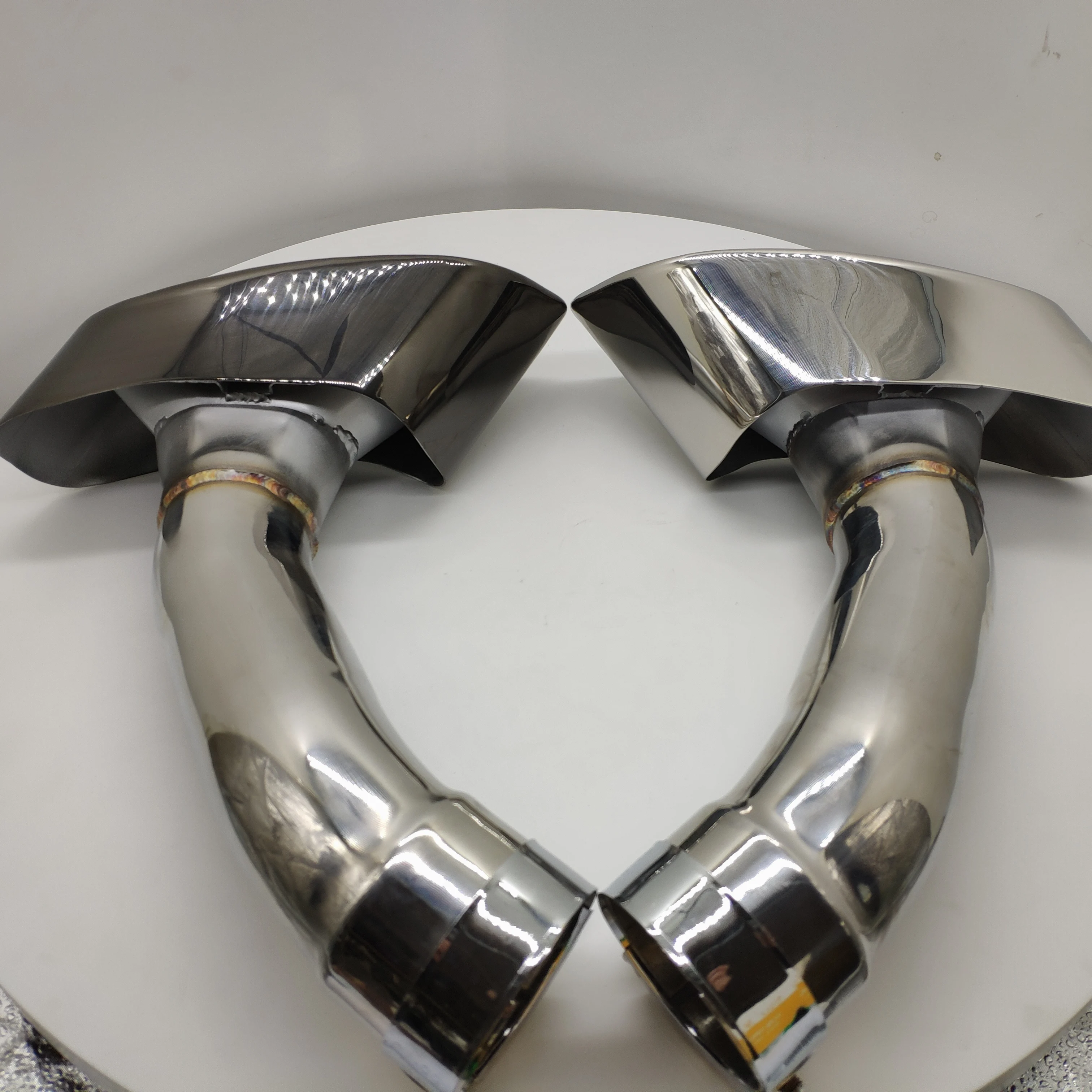 Rear Exhaust Tip Muffler Pipes Tip Trim For BMW E71 X6 2008-2014 2009 2010-2012