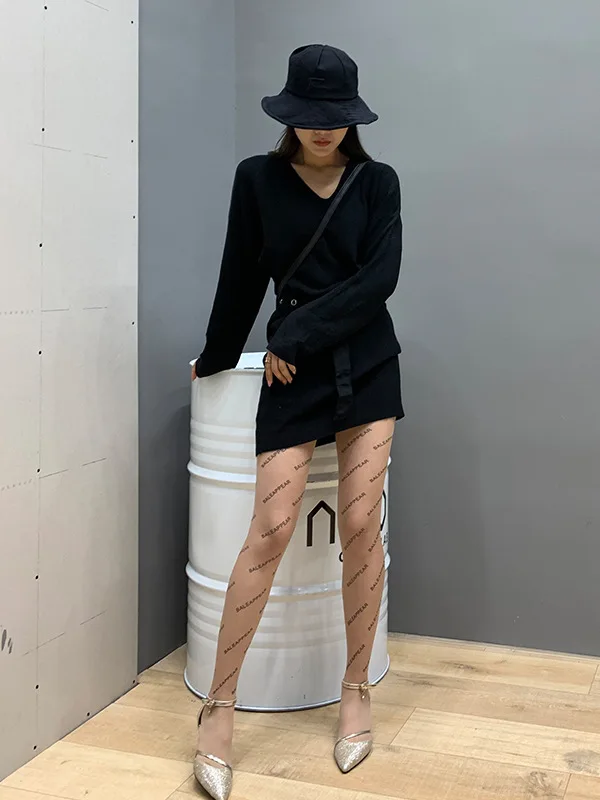 Большие размеры женские туфли для женщин и девочек, колготы средней длины сжатия полная печать логотипа для маленьких девочек колготки, чулки