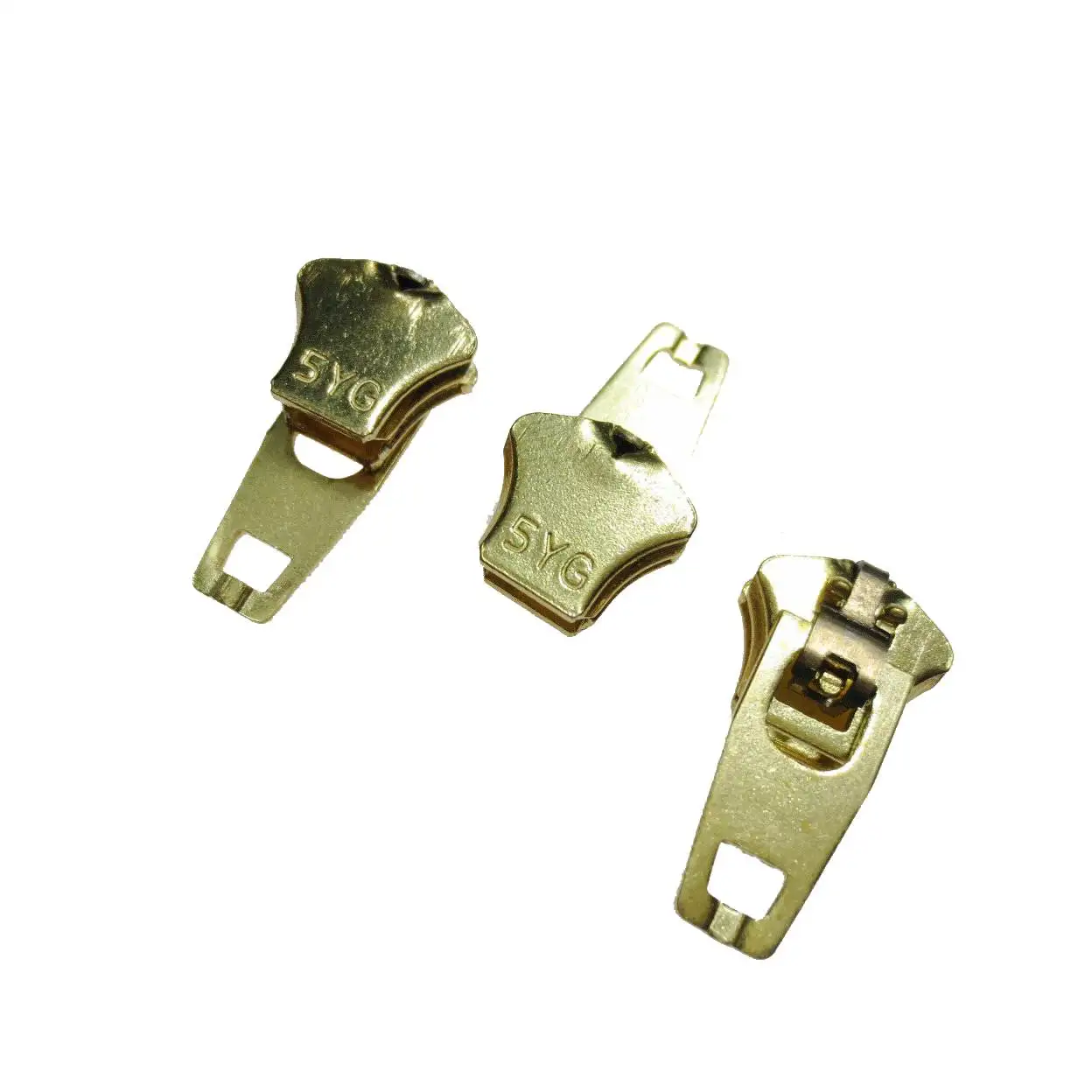 Wholesale Brass Zipper heads luggage clothing accessories zipper slider