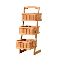 Bamboo and wood multifunctional floor snacks sundry balcony home magazine and newspaper storage rack