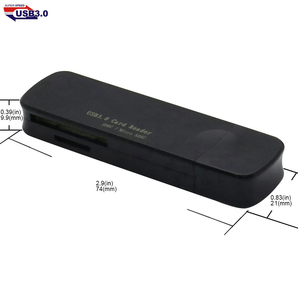HYD-7033 USB 3 0 Super speed кард-ридер 2 в 1 2020 новый товар передачи данных
