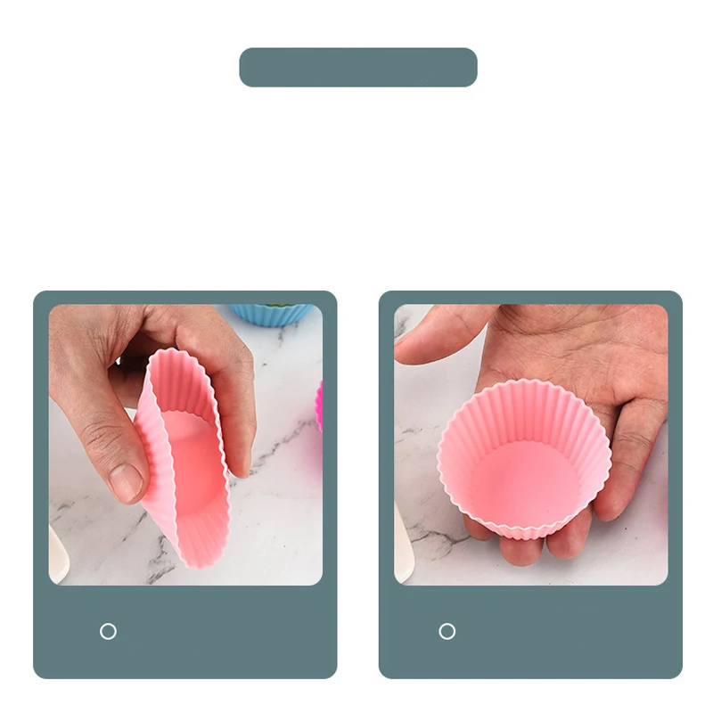 silicon muffin pan  12 cups  Hot sale  Muffin Cups  Reusable  Baking  Cases  Cake baking Mold regular cupcake tray