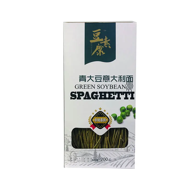Taste Good Safe Zero Addition Organic Green Soybean Spaghetti