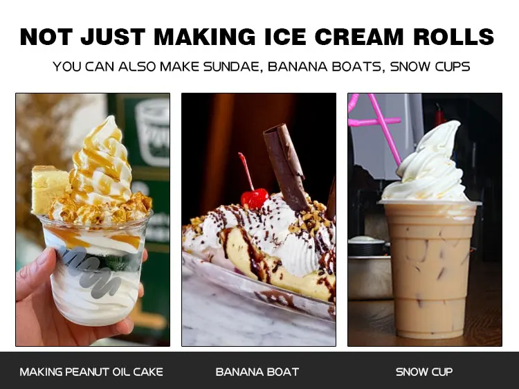 Commercial Soft Ice Cream Machine Factory Cheap Price Expanded Milk Water Soft Ice Cream Maker Restaurants New Pump Motor