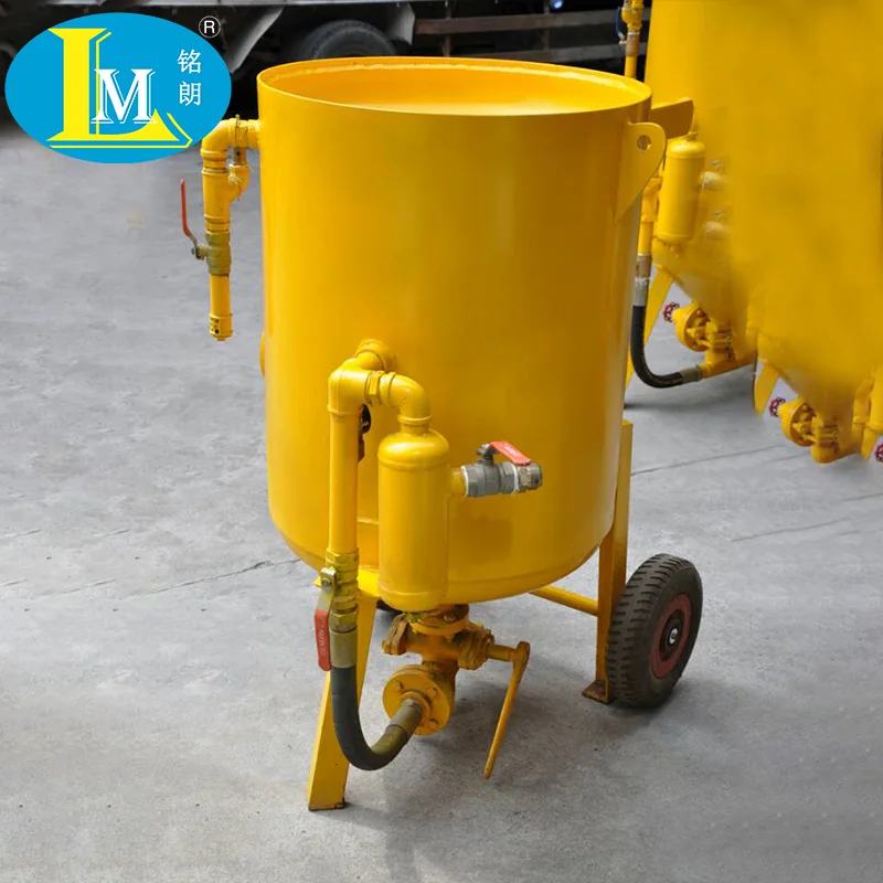 Electric control Steel rust removal dry sand sand blasting machine