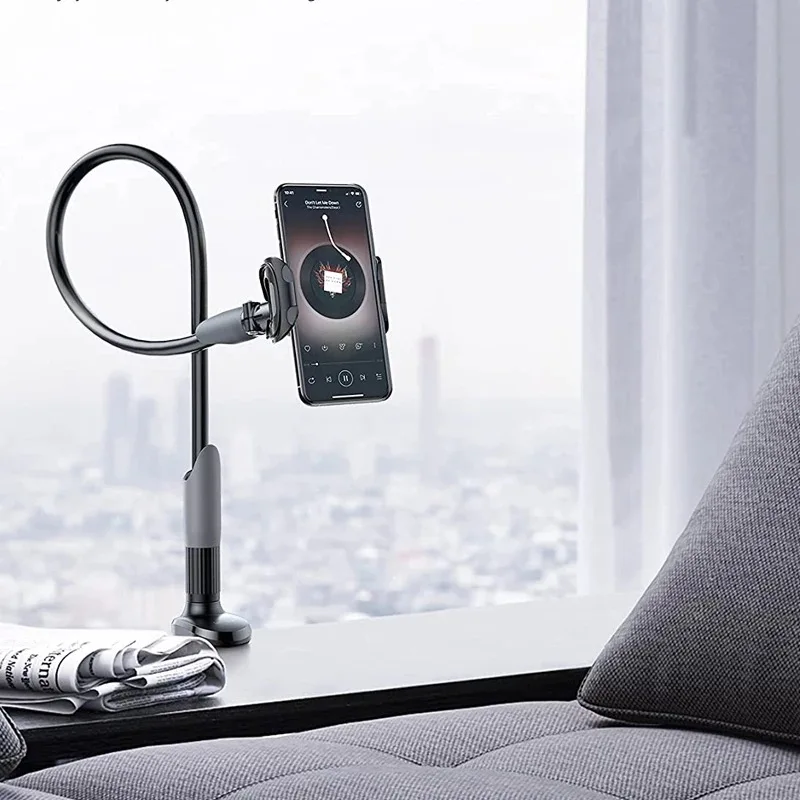 Wholesale Goose Neck Phone Stand Adjusting Cell Phone Holder Swivel Bed Mobile Phone Holder