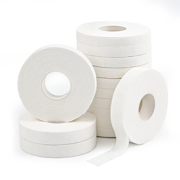 Cotton White Athletic Finger Tape Sports strong adhesive judo tape