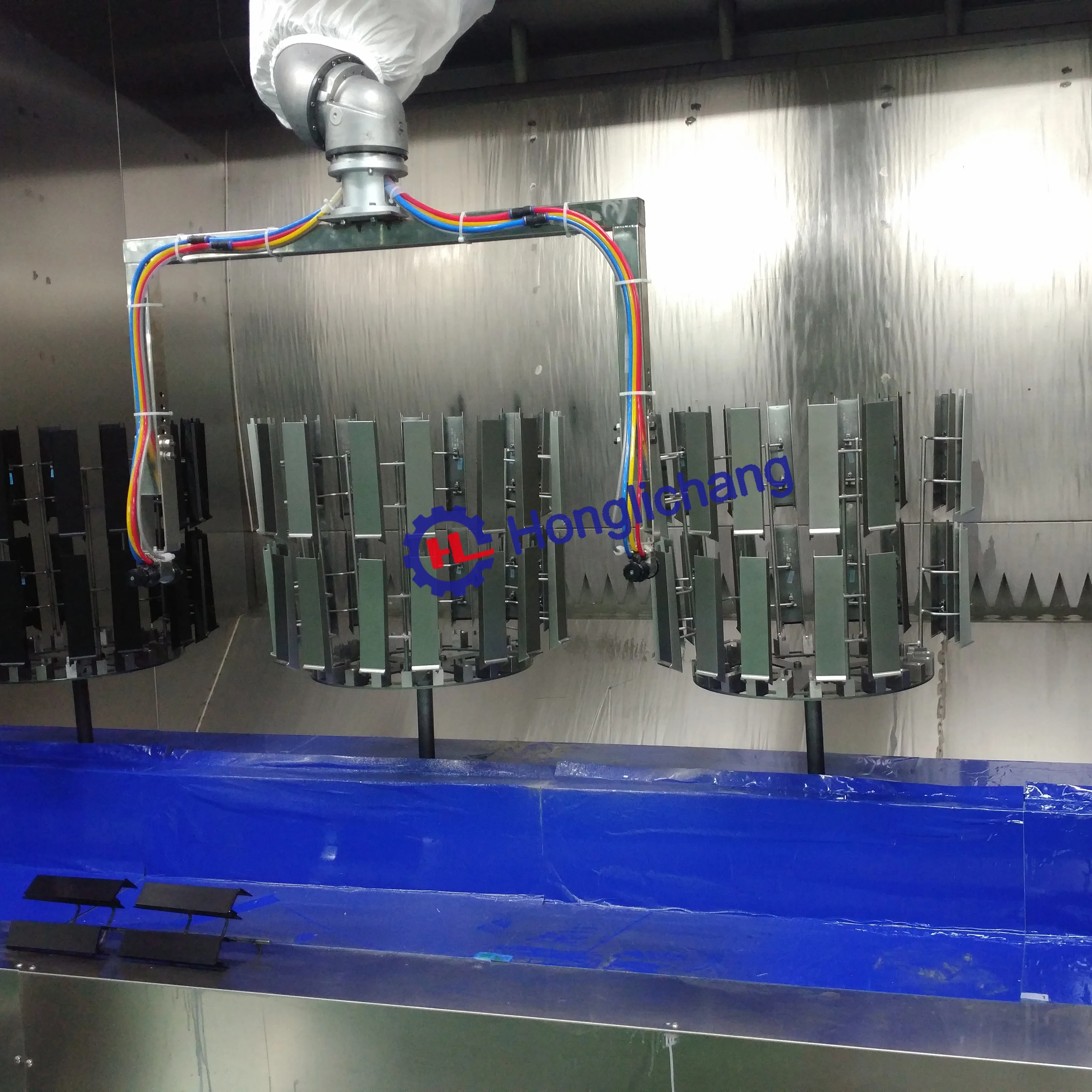 Fully Painting Robot Automatic Paint Spray Line for Automotive Parts