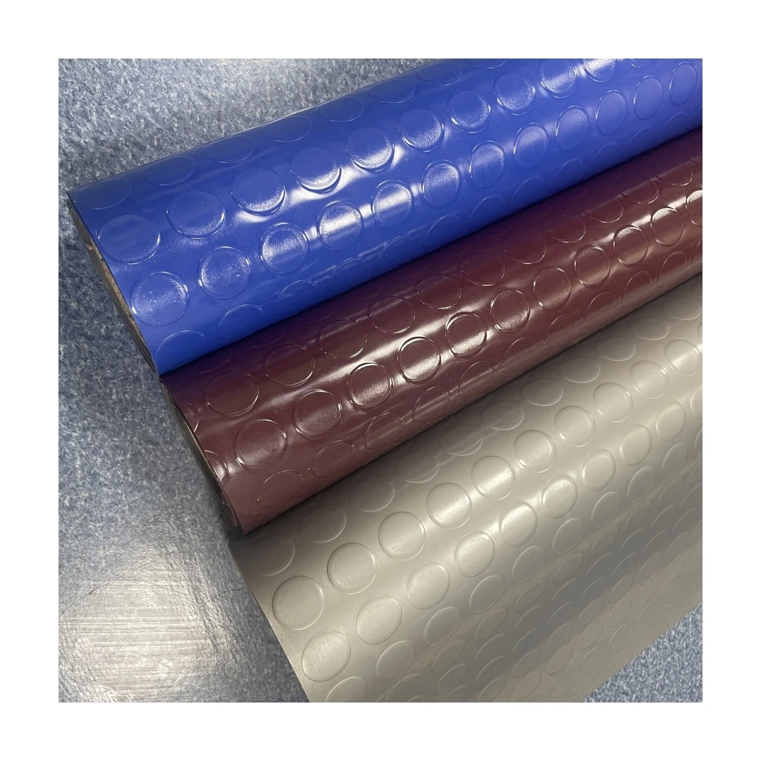 Coin Mat Wholesale Colorful Anti-slip PVC Sheet matting roll plastic coin PVC mat