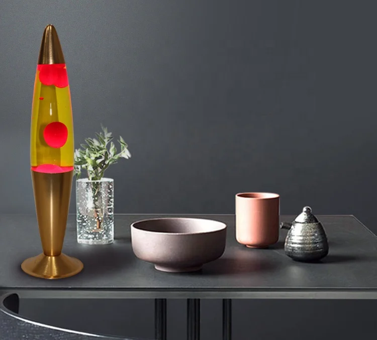 Красочные жидкости Творческий handblown стенд роскошные золотые дети светящиеся сверкающие настольная лампа для комнаты