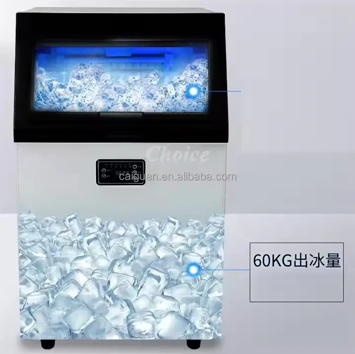 Commercial Electric Ice Maker 25-30kgs/24h 220v for Shop Bar Household and Hotel Use