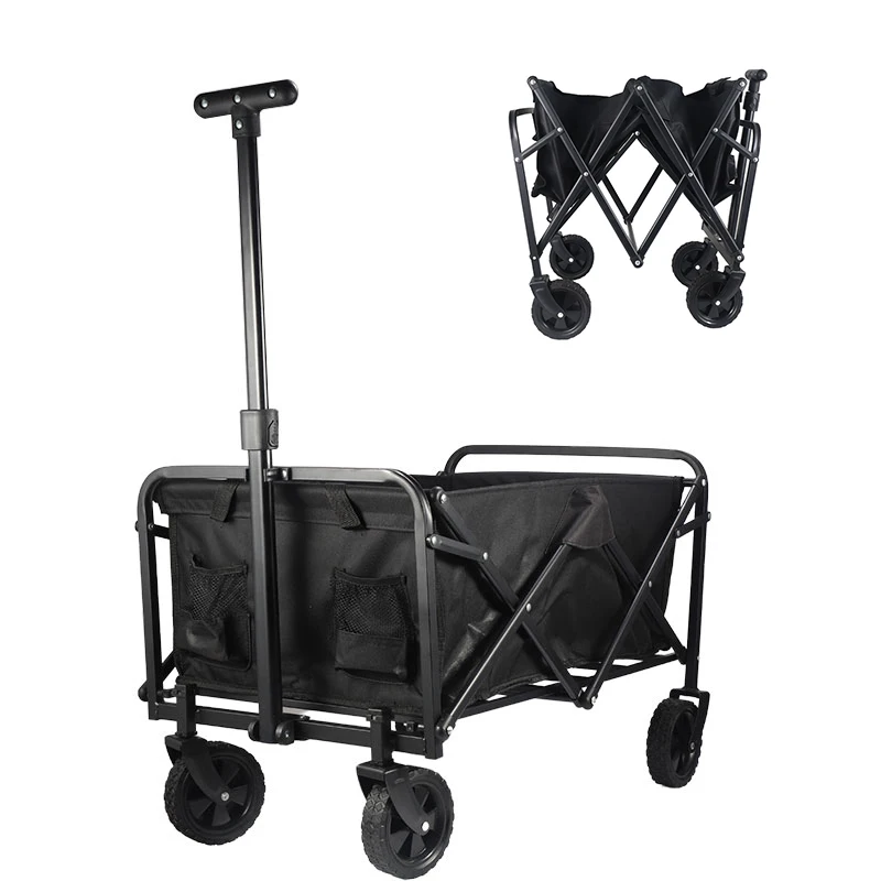 Collapsible Garden Folding Wagon Beach Carts For Outdoor Camping