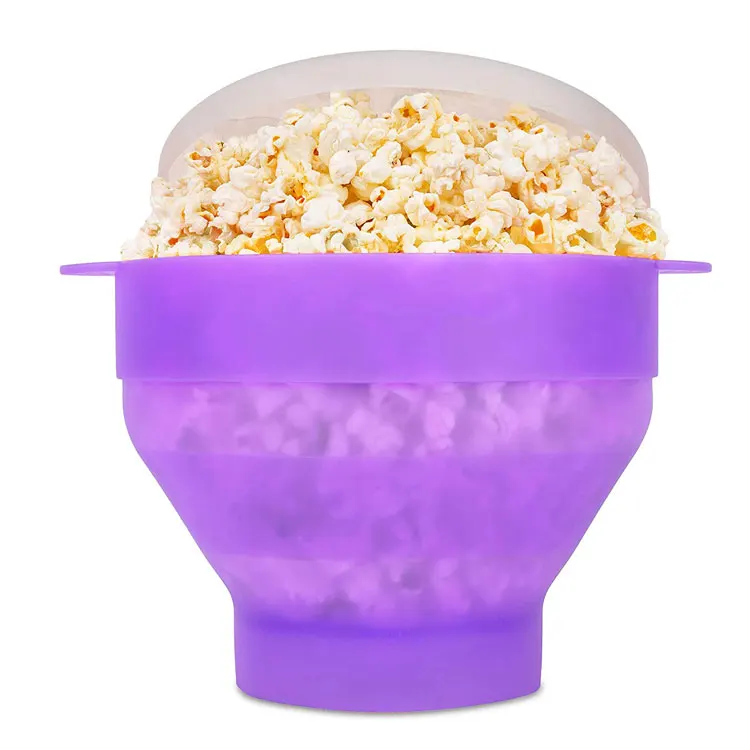 Hot Custom Home Silicone Microwave Air Popper Popcorn Maker Bowl