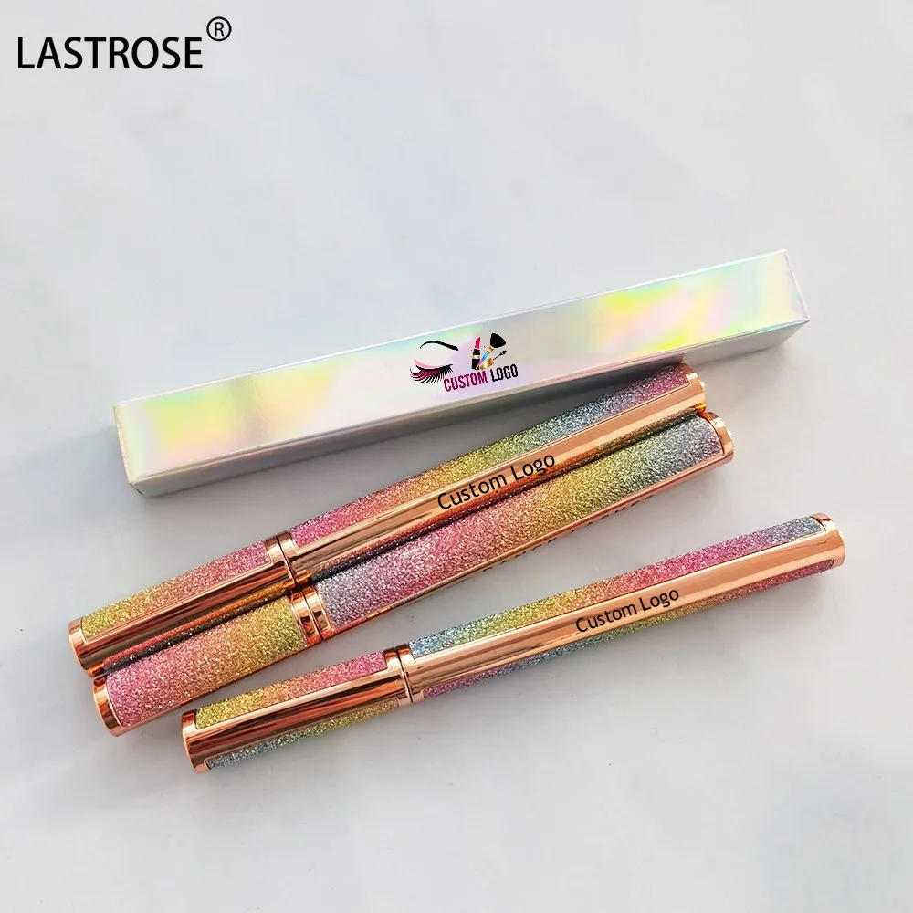 2 in 1 Magic Eyeliner Pen Adhesive Glue Pen Transparent Black Long Lasting Waterproof Eyeliners 3D Mink Lashes Pens