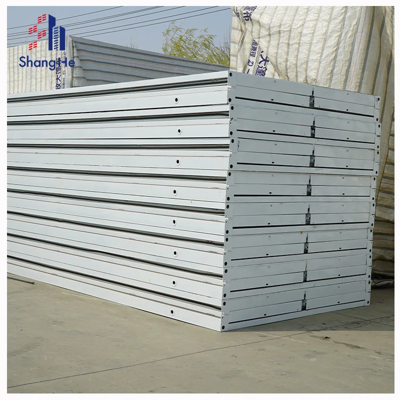 SH Customized Luxury Fabricated House Prefab Folding Modular House in Construction Site Foldable Container House