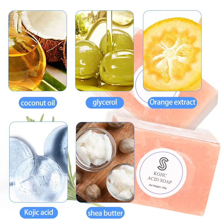 Кислотное мыло Kojic Отбеливающее чистый мед кислота для осветления кожи оригинальное органическое фирменное