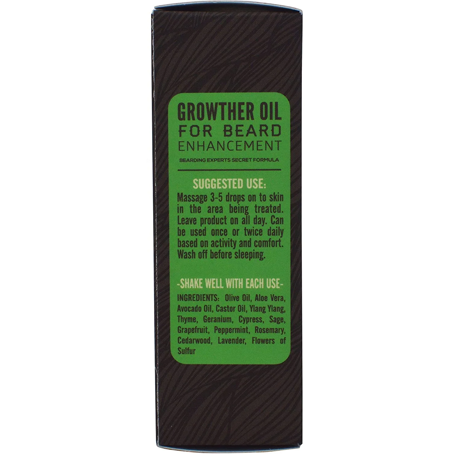 OEM Custom Logo Private Label Wholesale Organic Fragrance Purity Nourishing Beard Growth Men Care Growth Beard Oil