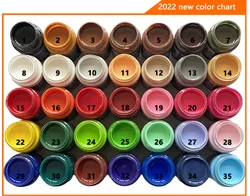 Economic series water based leather edge ink different colors one-time coating fullness leather edge paint
