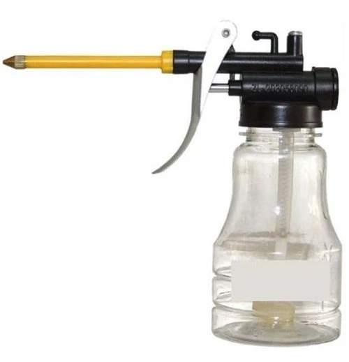 High Pressure Oil Spray Gun 300CC Transparent Lubricating Oil Can Plastic Oiling Pot 300Ml Trigger Pump