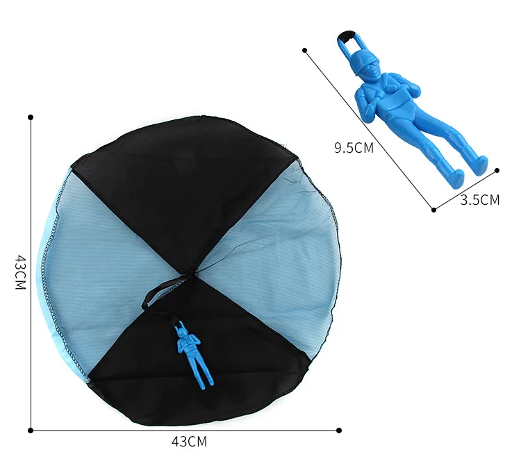 Hand Throwing Parachute Toy Kids Outdoor Funny Game Play Toys For Children Fly Soldier Parachute Sport Toy For Kids