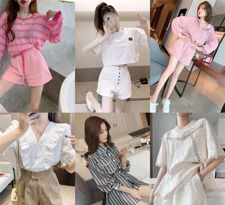 Fashion Stock Lot Women Mix Clothes Bale Croptops Bulk Clothes Assorted Brand New