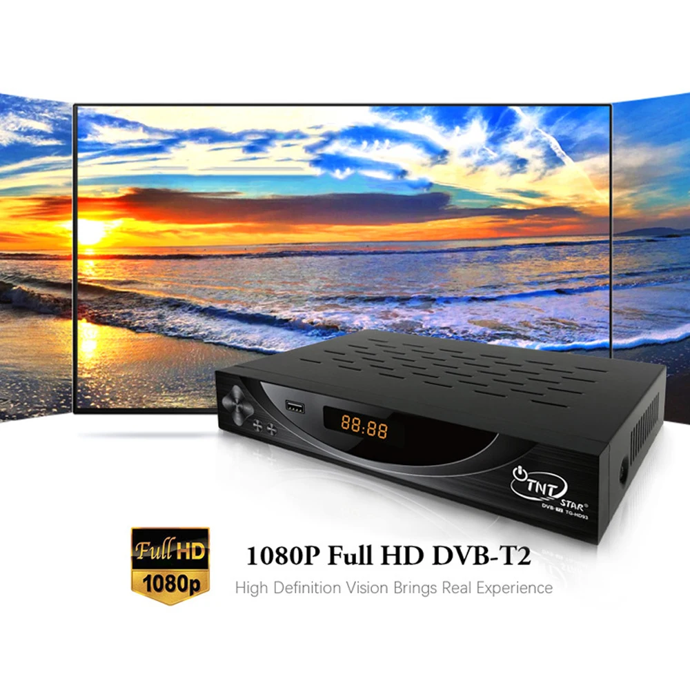 DVB T2 HD93 tntstar наружная антенна dvb-t2 приемник установленная верхная коробка цифров dvb t2 Высокое качество Поддержка DVR готовый серверный компьютером с экранным меню