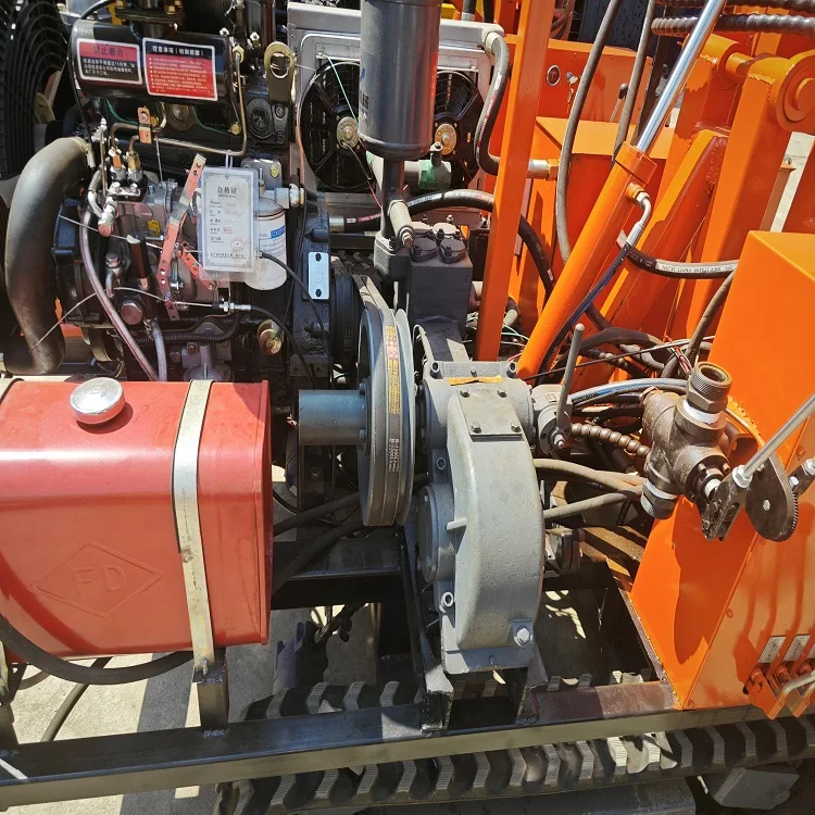 Factory price 200m deep hole water well drilling rig with free mud pump suitable for family farm mountainous area