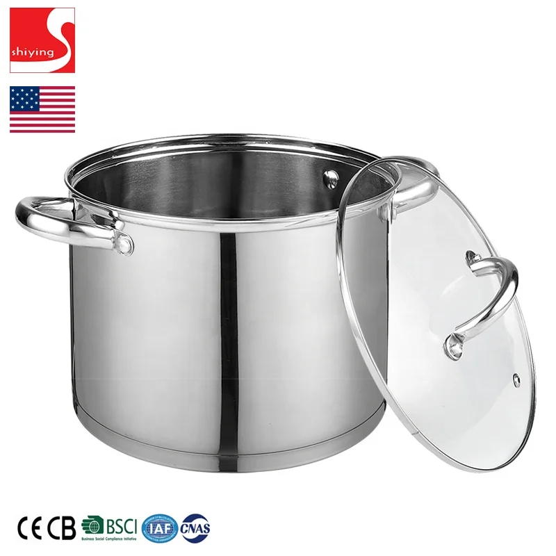 SY-kitchenware  china factory supplier Classic Stainless Steel Cookware, Stock Pot