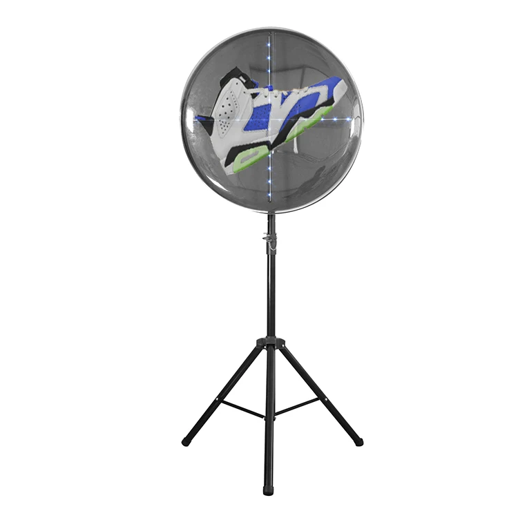 High Bright Factory price Outdoor and indoor waterproof 65cm to 198cm 3D holographic Led fan display, Wifi app control