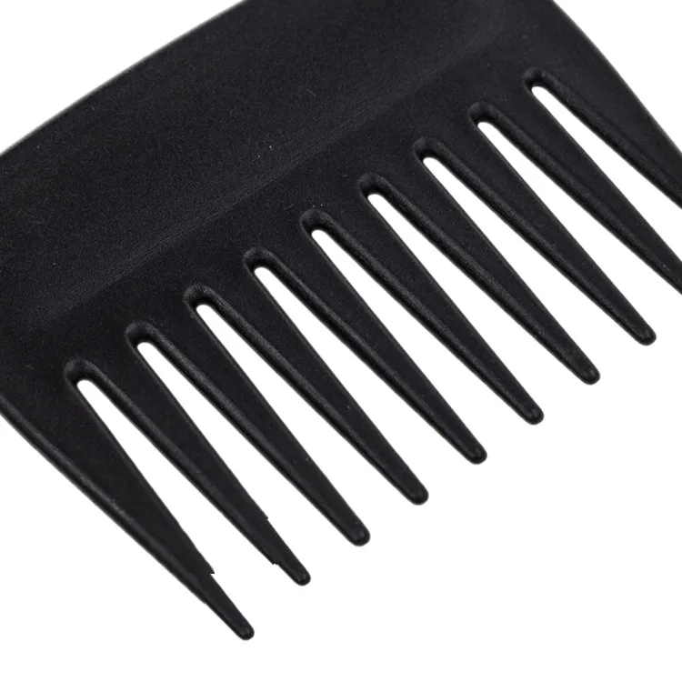 Black plastic comb men square small head comb hair care  comb