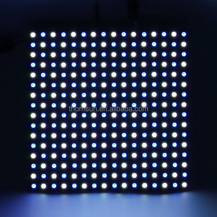Гибкий светодиодный квадратный 16x16 матричный apa102 5050 rgb полноцветный дисплей 256 пикселей