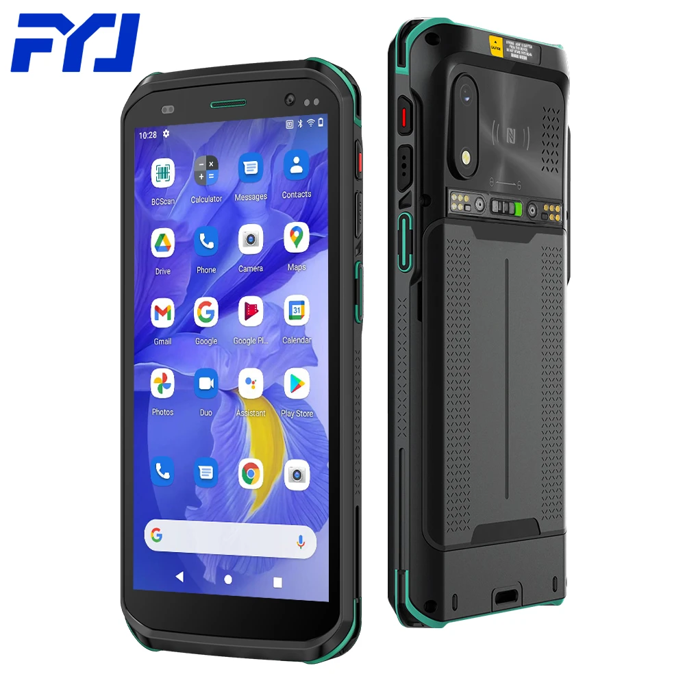 FYJ F9825 5.5' IP68 Waterproof Mobile Computer Data Collector Industrial Rugged Pdas Android 2D Barcode Scanner Handheld Pda