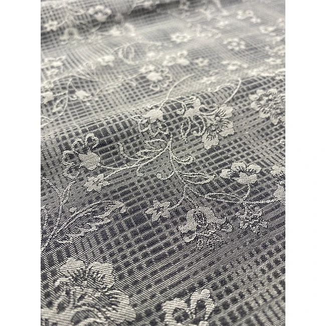 Custom made Japan yarn dyed shirt tear resistant brocade cool woven rolls floral fabric