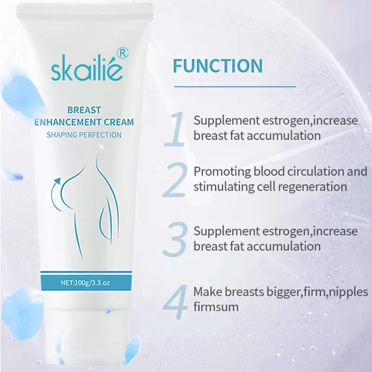 OEM private label breast enhancement tightening cream small breast smoothing cream for women